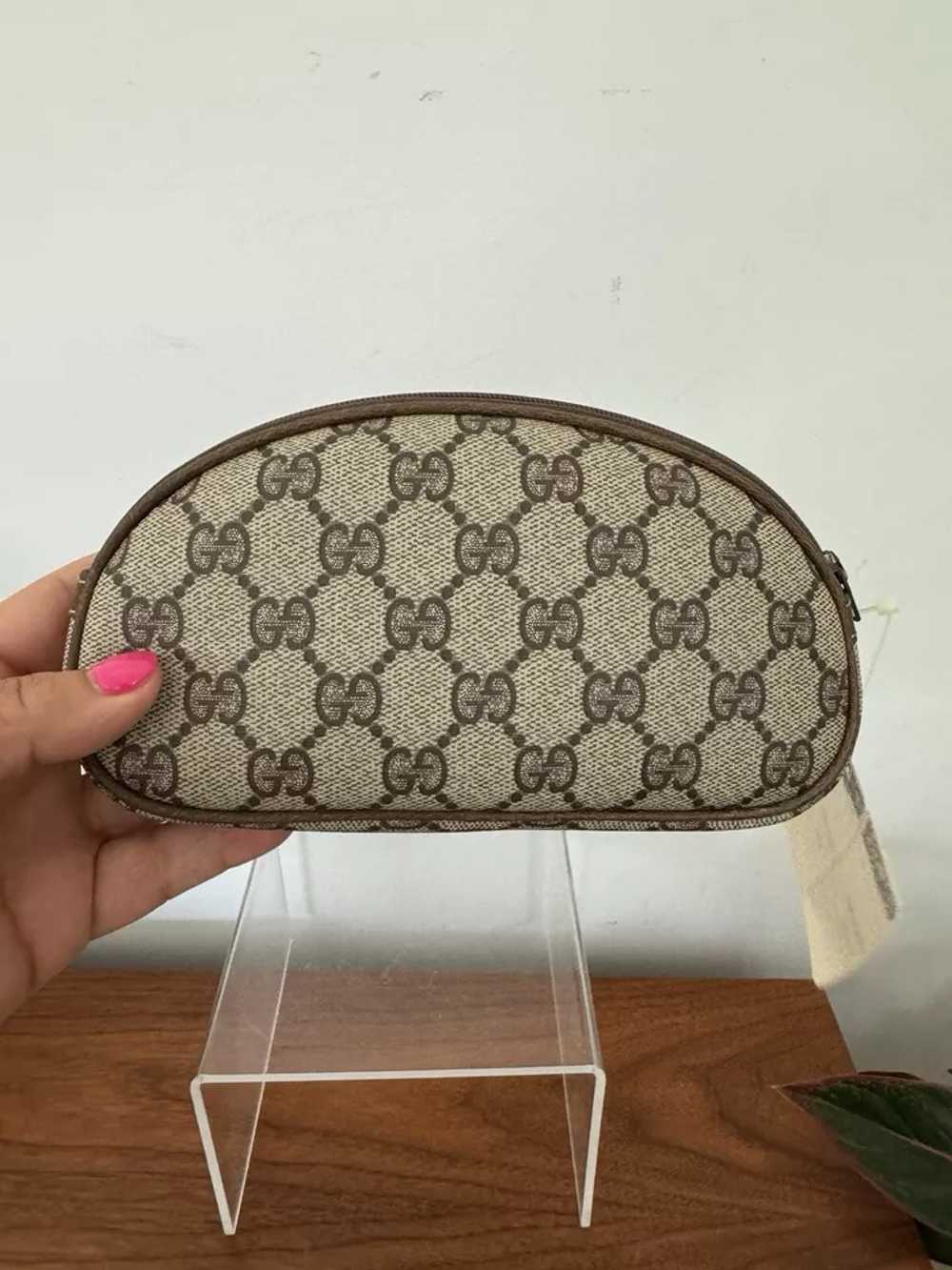 GUCCI GG Monogram cosmetic toiletry bag pouch 198… - image 2