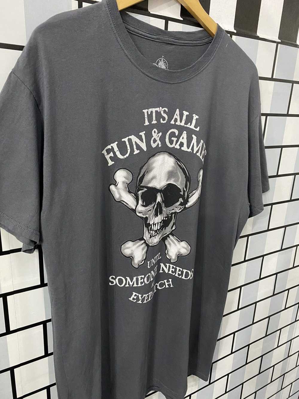 DISNEY ADULT TSHIRT-Pirate - Its All Fun & Games - image 4