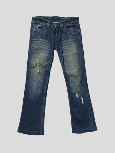 If Six Was Nine - Flared Buffalo Jeans Embroidere… - image 1