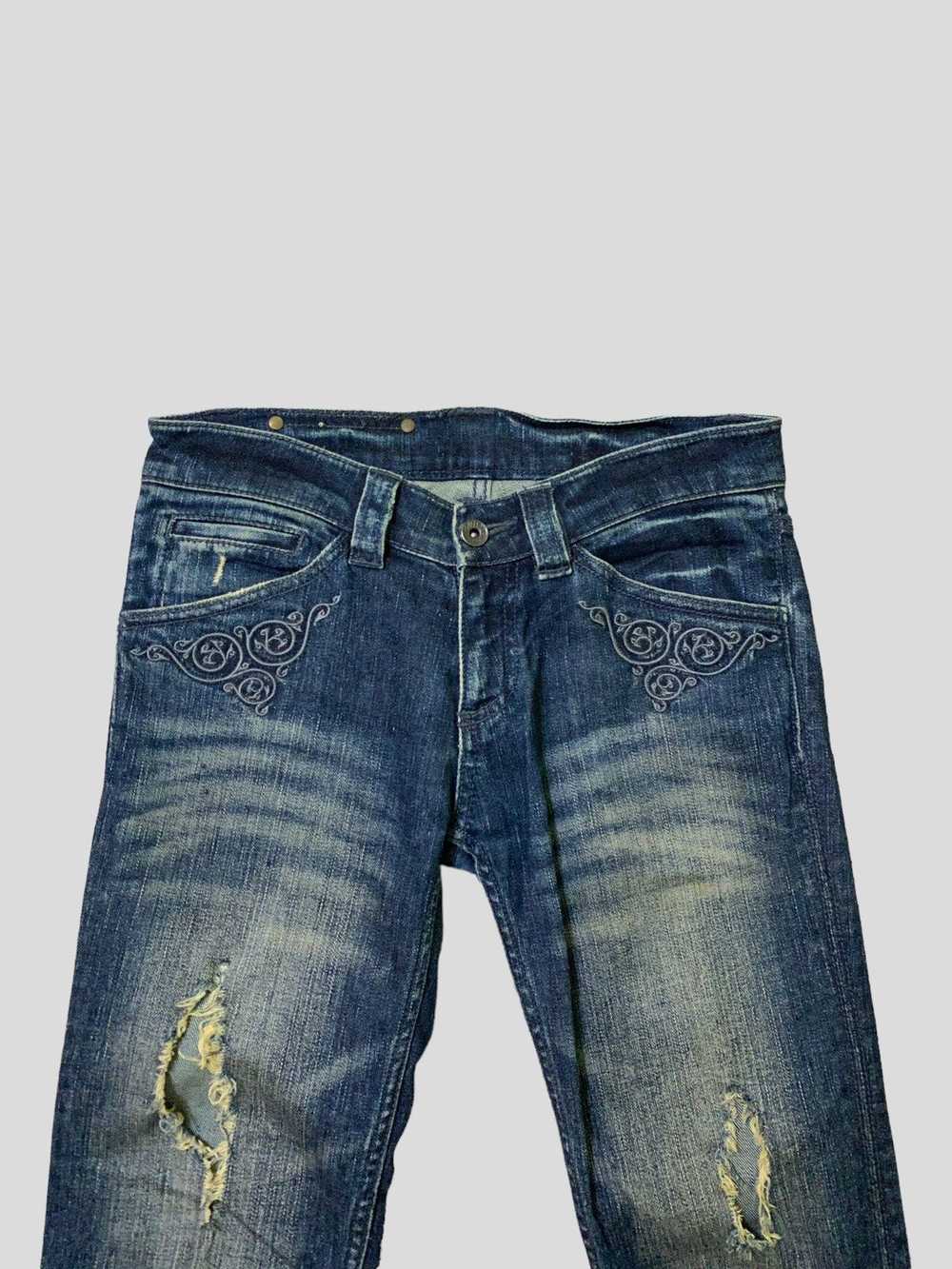 If Six Was Nine - Flared Buffalo Jeans Embroidere… - image 3