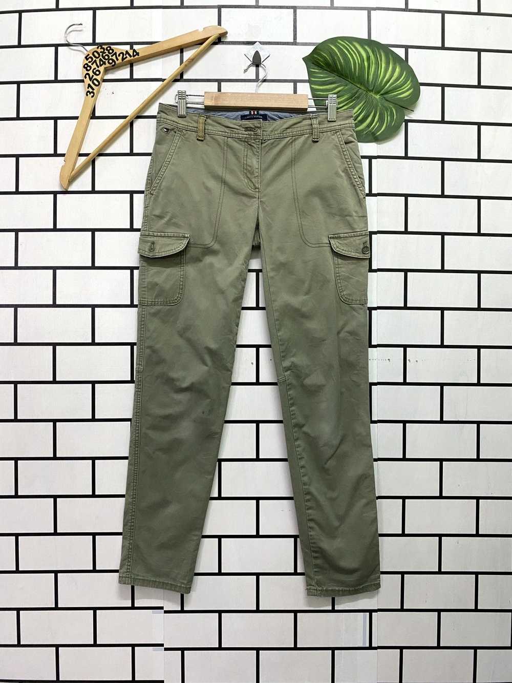 Cargo Tommy Hilfiger Low Waist Faded Green Multip… - image 1