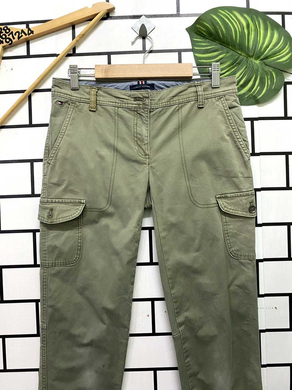 Cargo Tommy Hilfiger Low Waist Faded Green Multip… - image 3