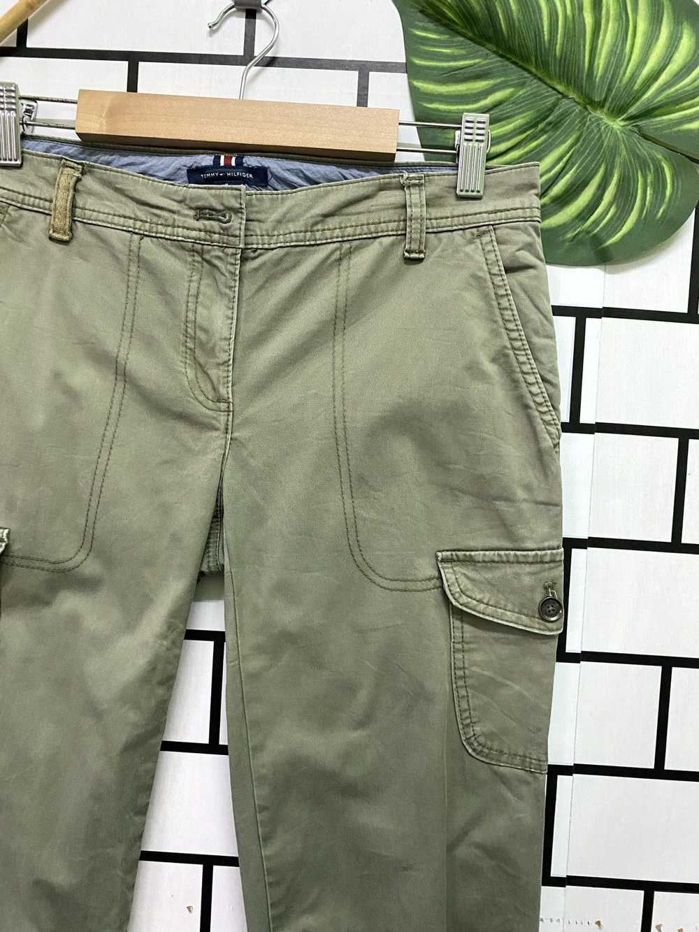 Cargo Tommy Hilfiger Low Waist Faded Green Multip… - image 5