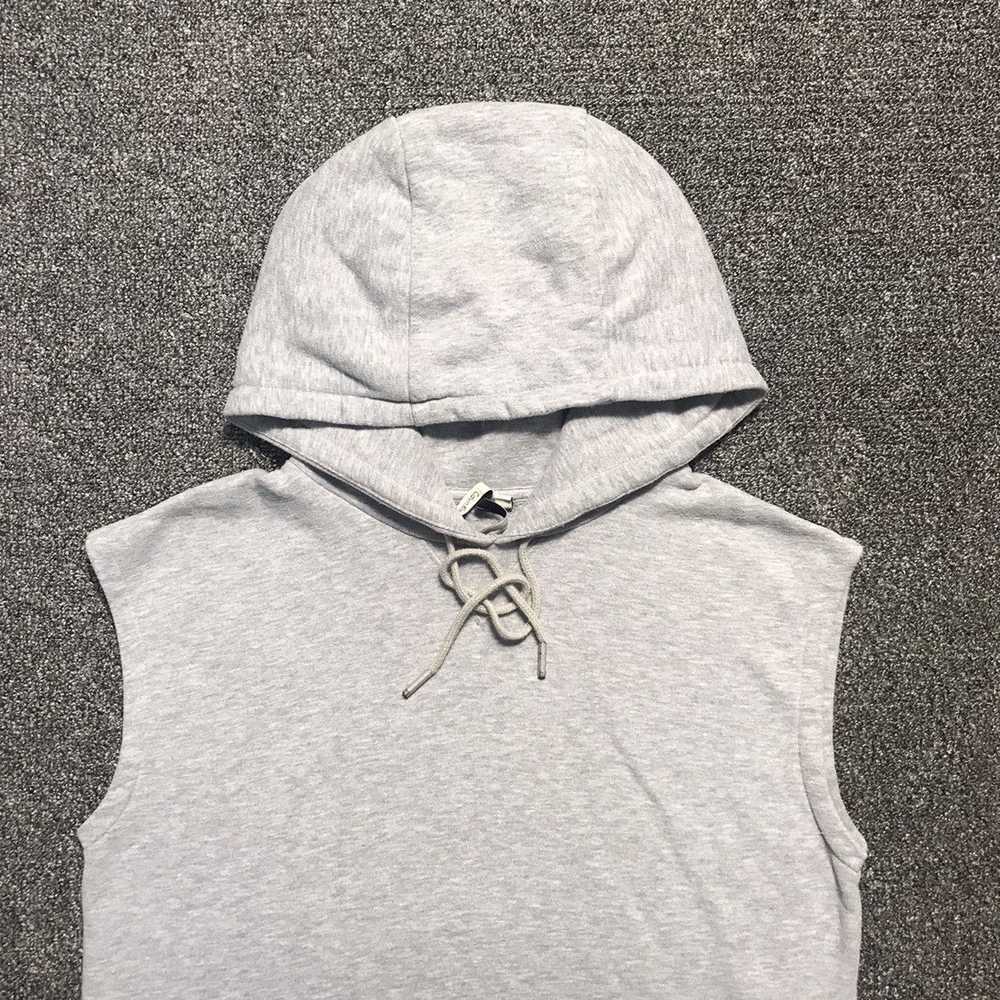 Vintage Calvin Klein Sport Sleeveless Crop Hoodie - image 3