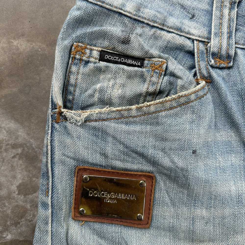 Distressed Denim - Vintage Dolce & Gabbana Rare F… - image 6