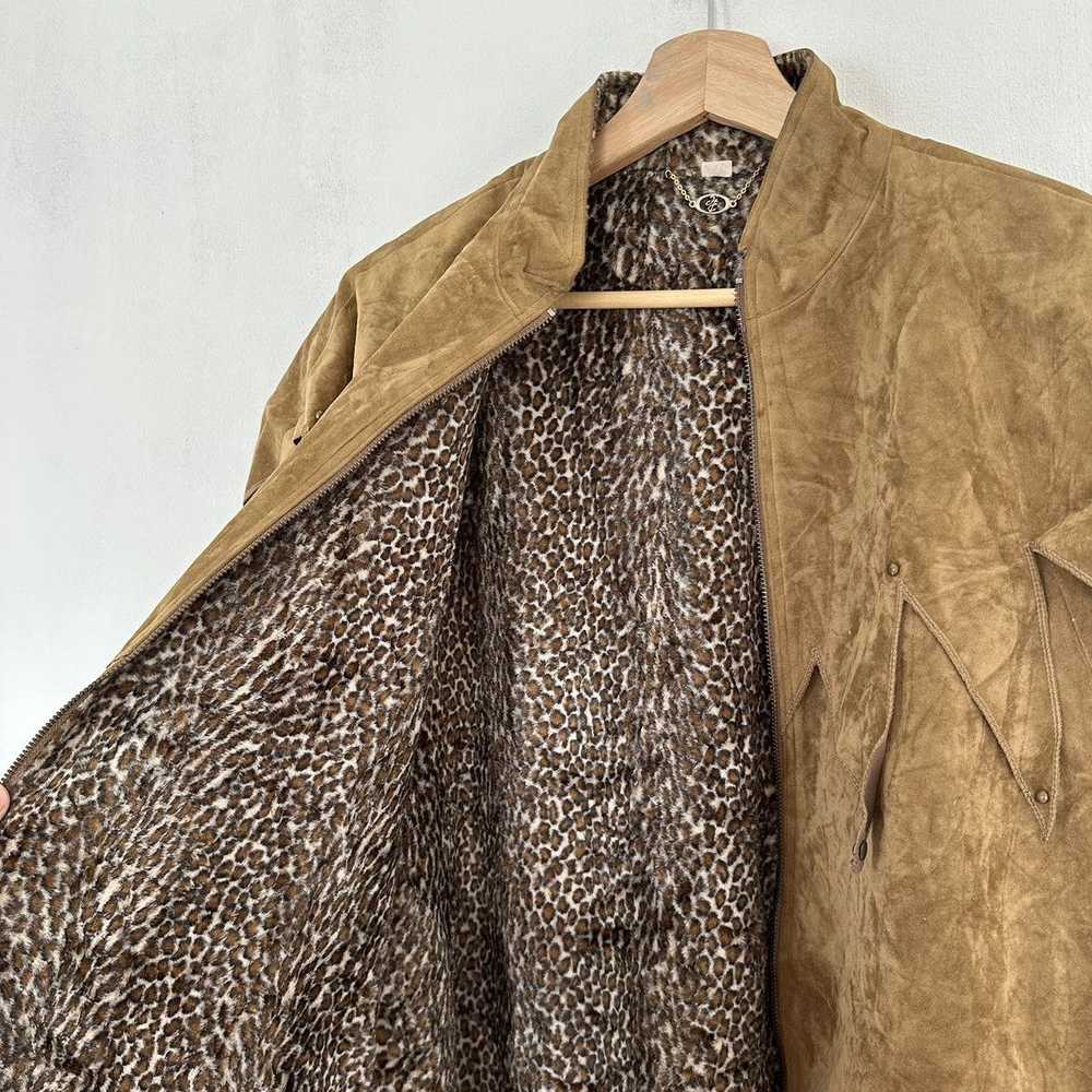 Vintage Sam Sam Tokyo Japan Jacket Fur Cheetah Ra… - image 7