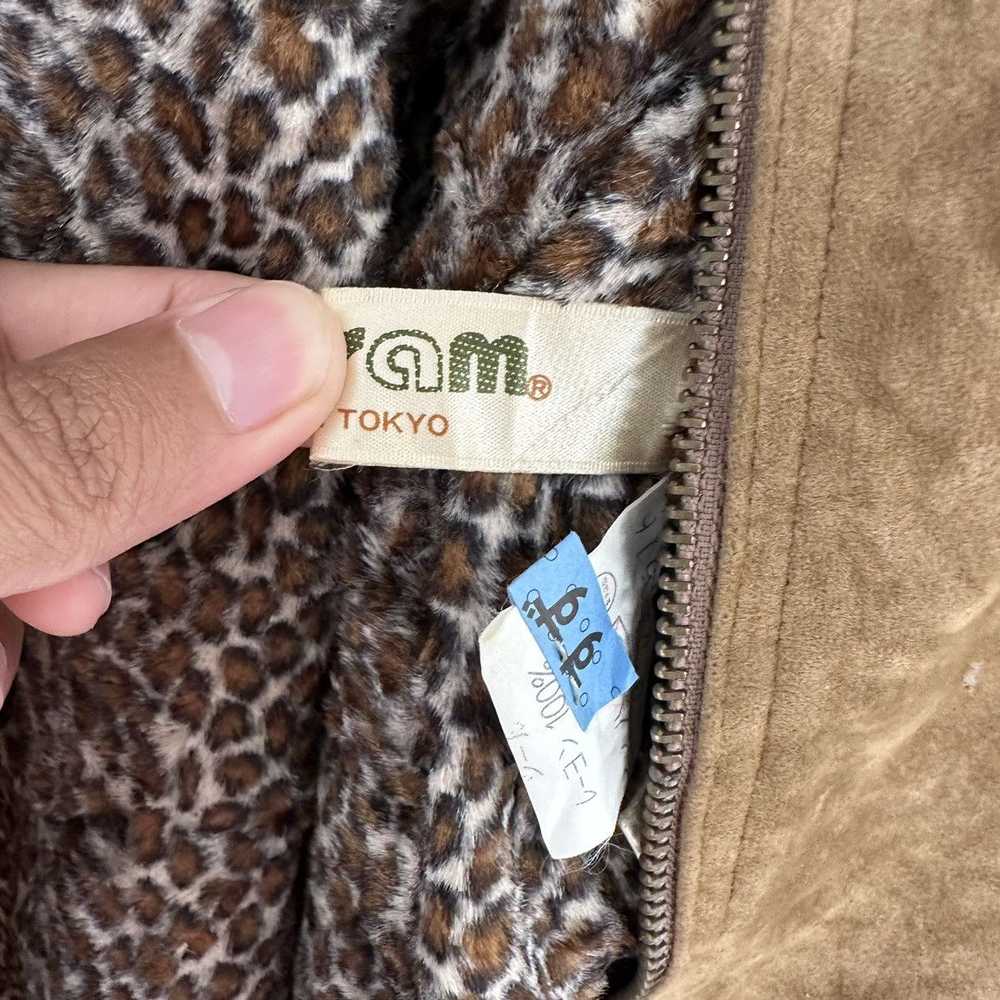 Vintage Sam Sam Tokyo Japan Jacket Fur Cheetah Ra… - image 8