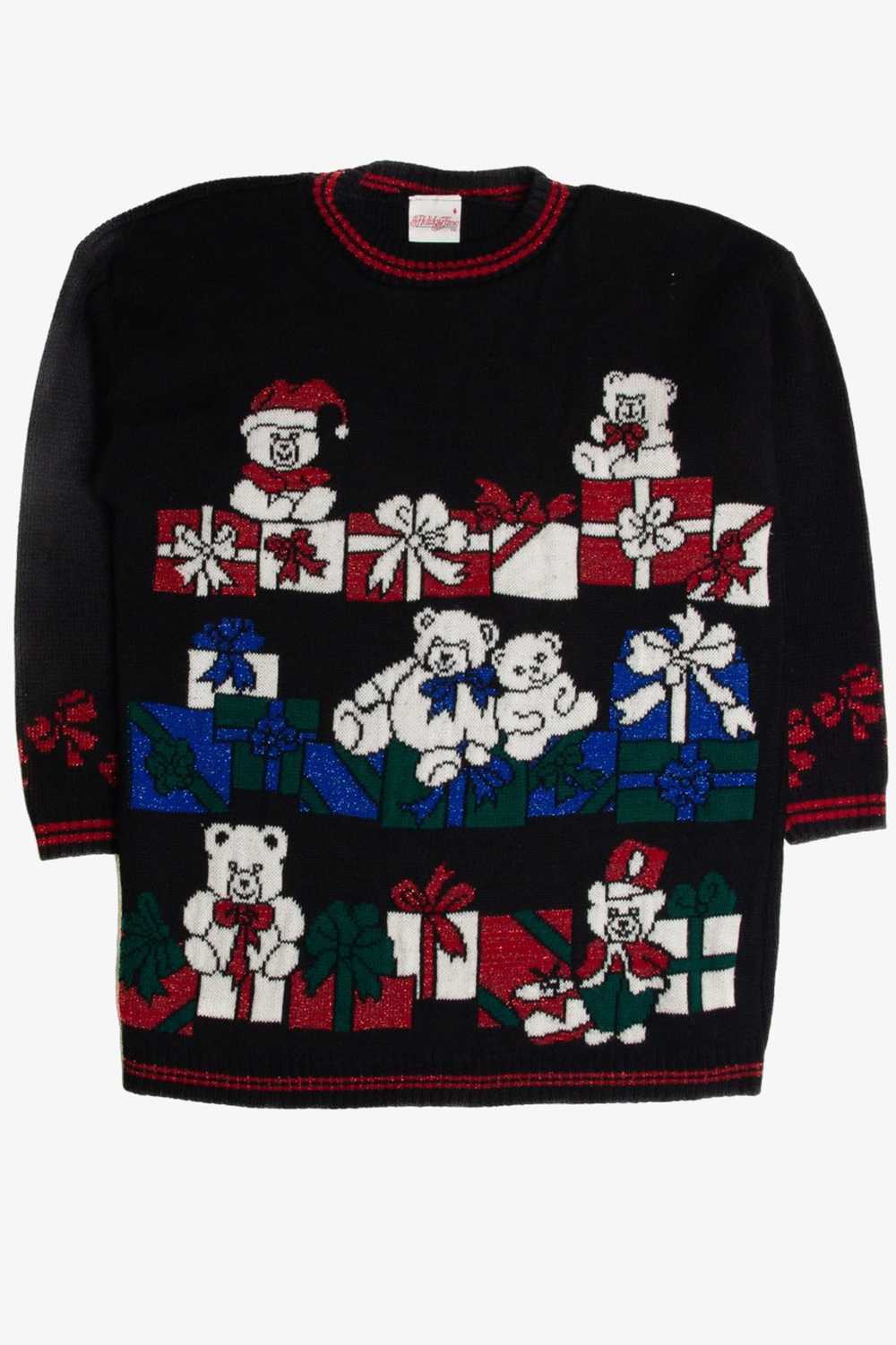 Vintage Black Ugly Christmas Sweater 62748 - image 1