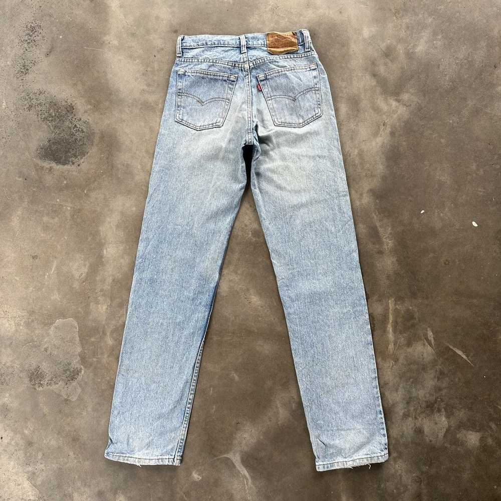 Vintage Levi’s 510 USA Distressed Faded Denim Jea… - image 10