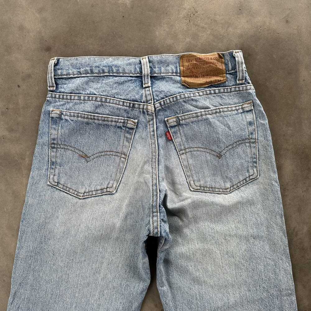 Vintage Levi’s 510 USA Distressed Faded Denim Jea… - image 12