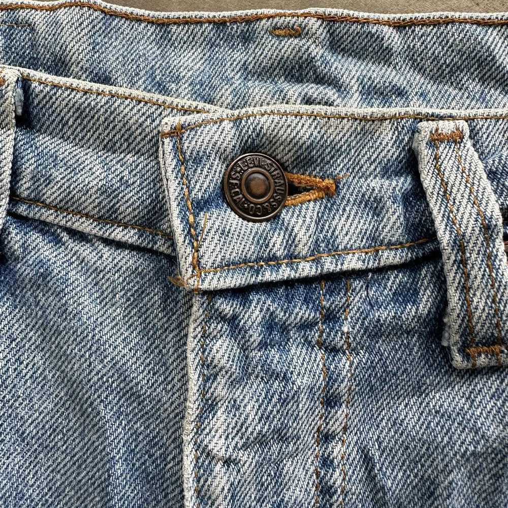 Vintage Levi’s 510 USA Distressed Faded Denim Jea… - image 4