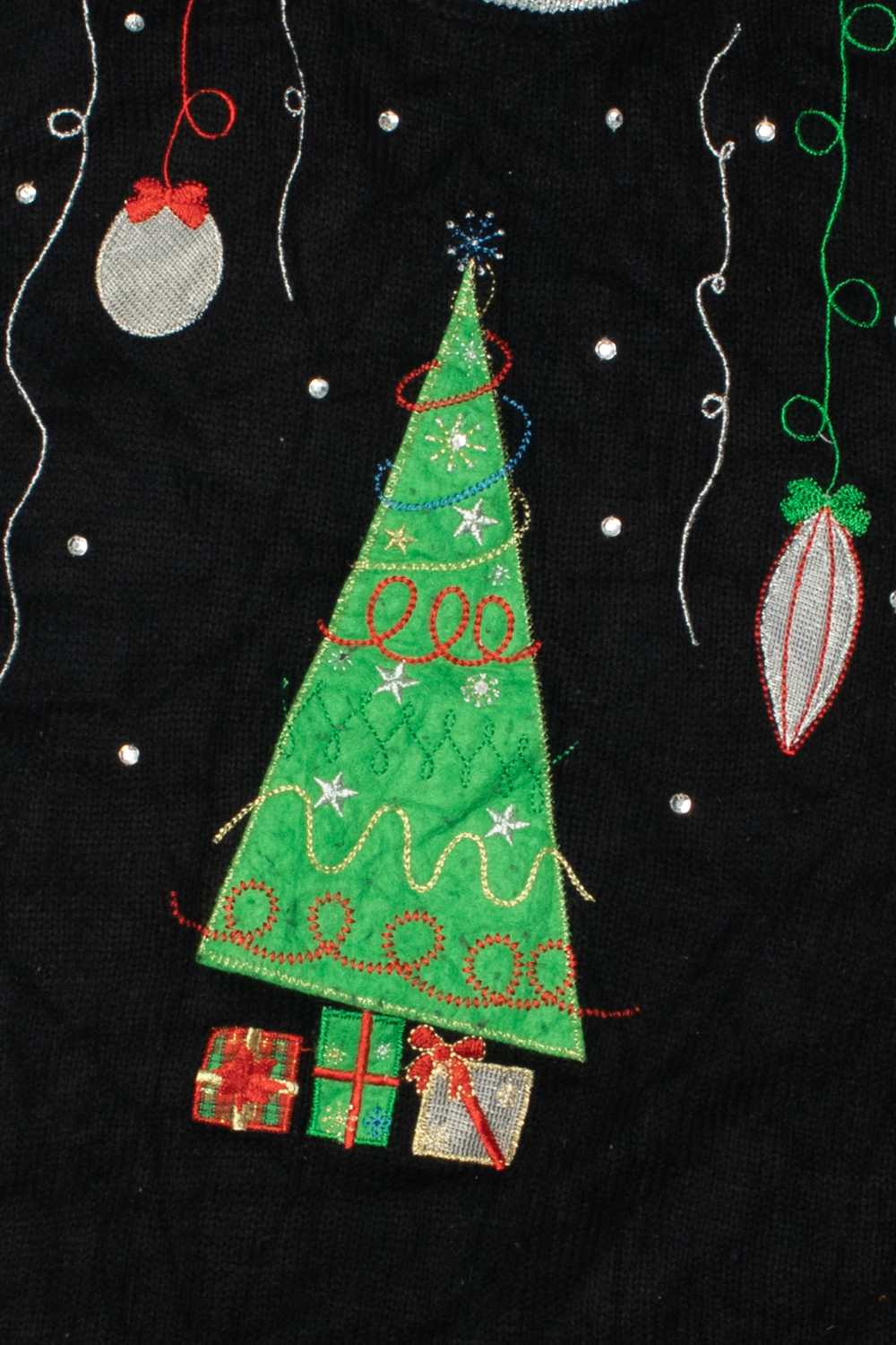 Tree & Ornaments Ugly Christmas Pullover 61679 - image 2