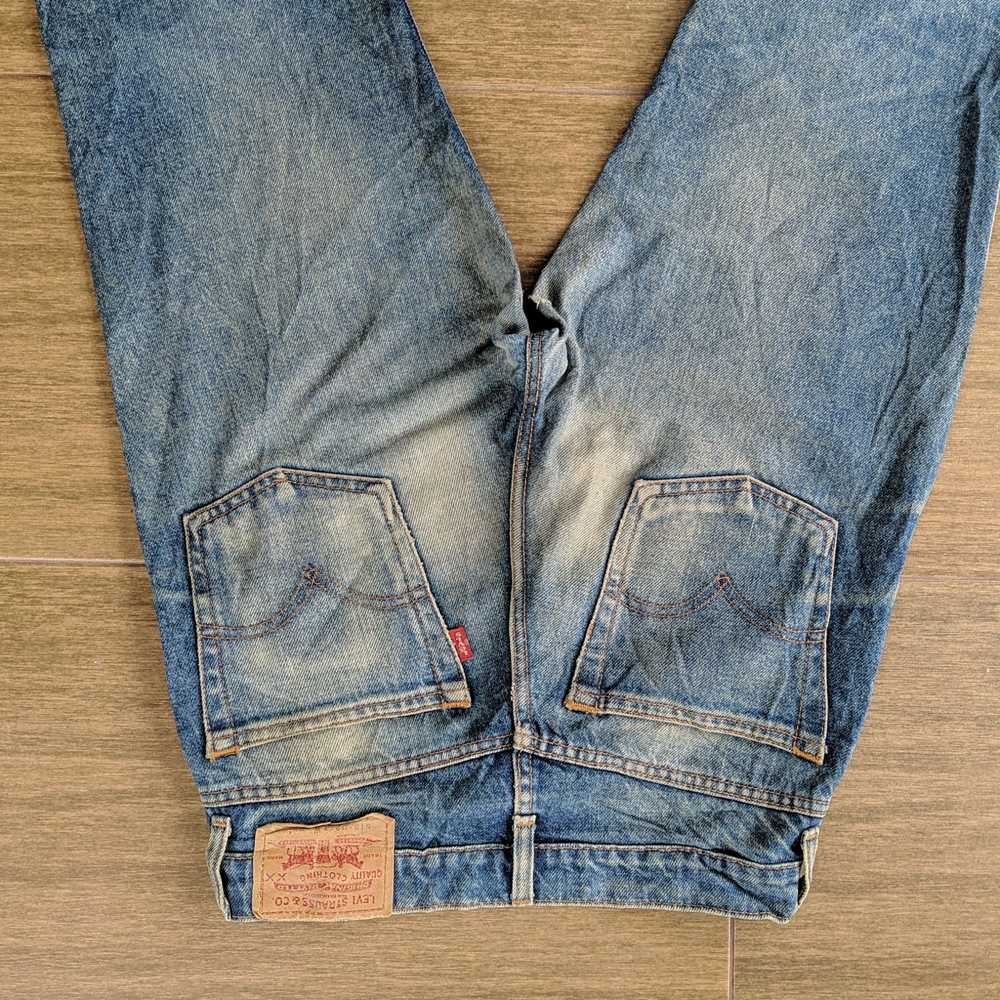 W28🔥Levi's 515 Faded Distressed Sick Denim Jeans… - image 10