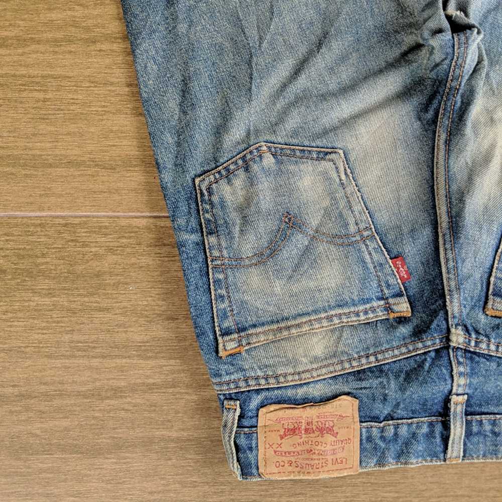 W28🔥Levi's 515 Faded Distressed Sick Denim Jeans… - image 12