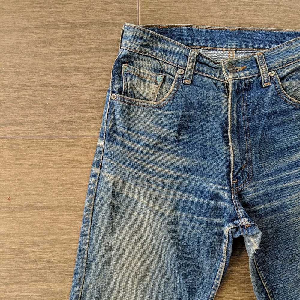 W28🔥Levi's 515 Faded Distressed Sick Denim Jeans… - image 3