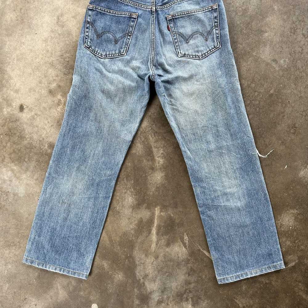 Vintage Edwin Faded Distressed Denim Jean Pant W28 - image 11