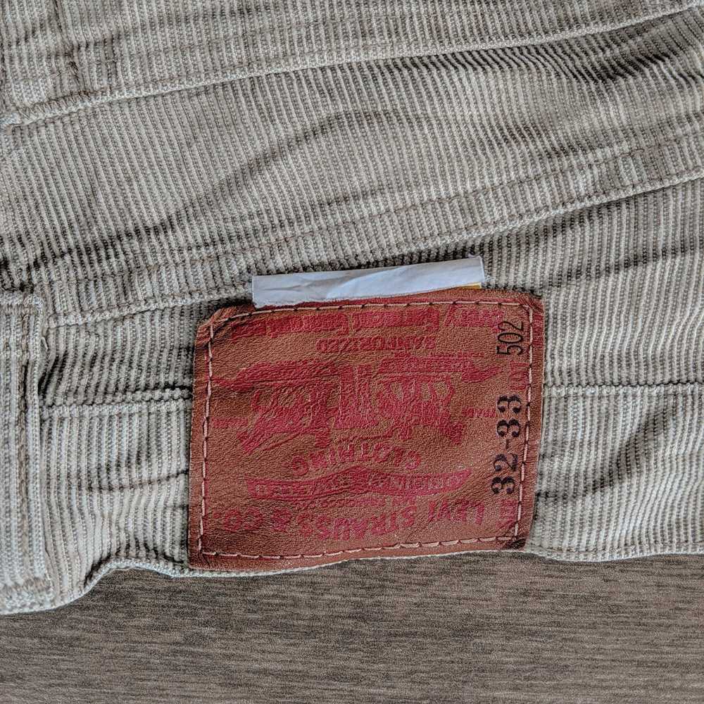 Vintage Levi's 502 Casual Trousers Pants - image 11