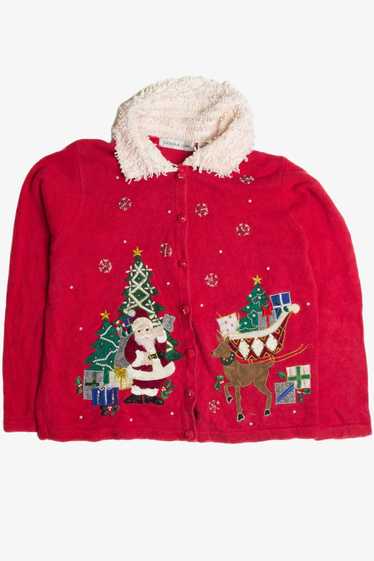 Vintage Red Ugly Christmas Cardigan 62403