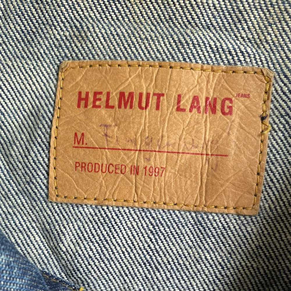 Helmut Lang Vintage 1997 Archive Denim Jacket - image 3