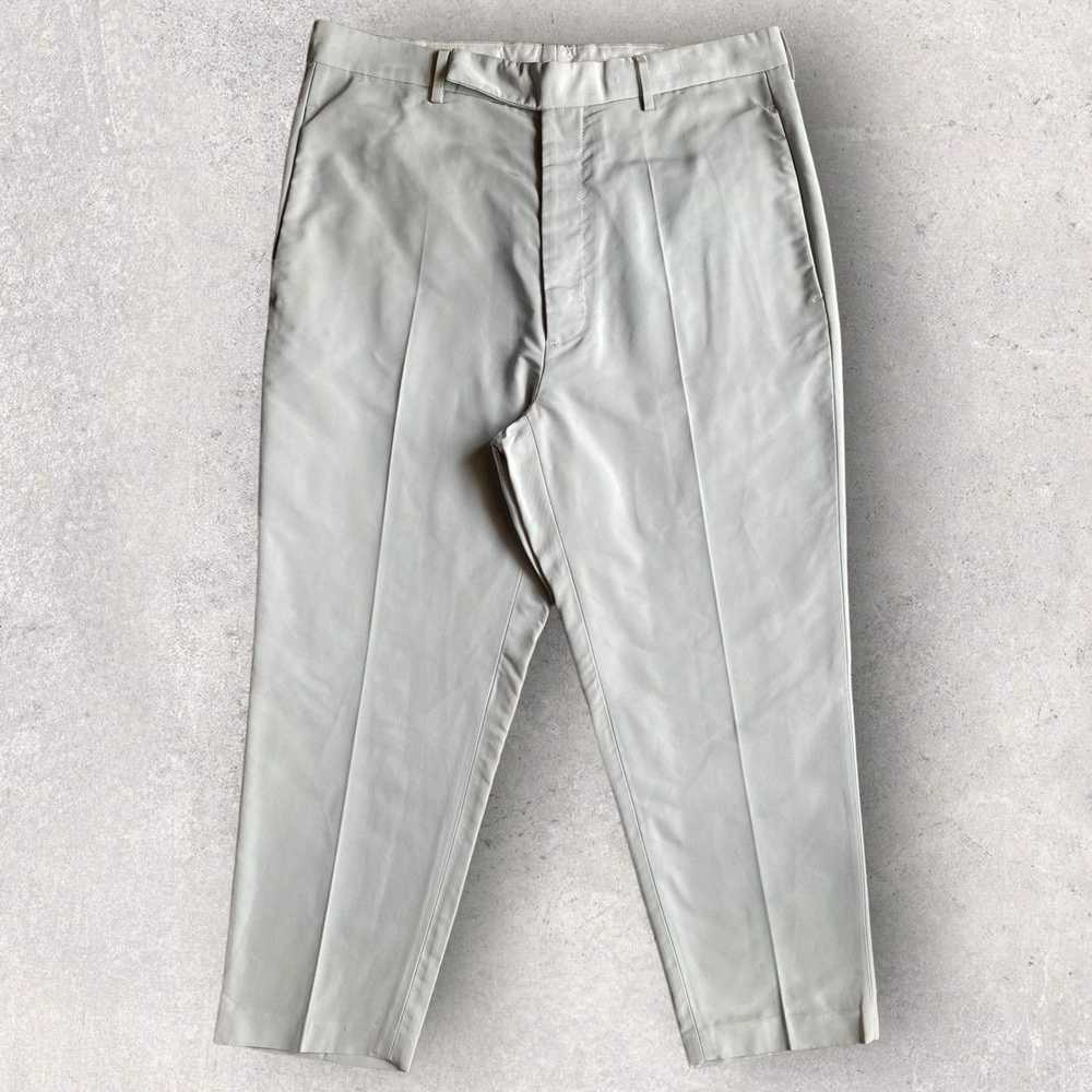 Rick Owens SS19 Babel Oyster Nylon Cropped Pants - image 2