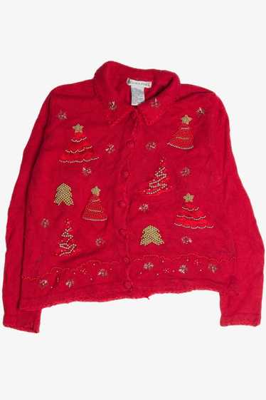 Vintage Red Ugly Christmas Cardigan 60922