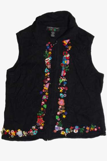 Vintage Black Ugly Christmas Vest 60888