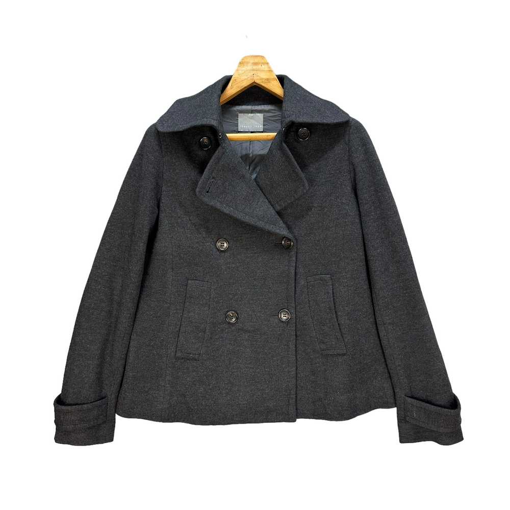 Theory Luxe Double Breasted Belted Wool Coat #A25… - image 1