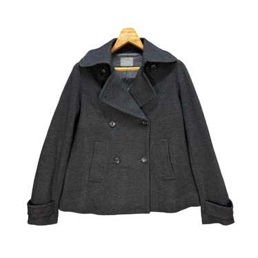 Theory Luxe Double Breasted Belted Wool Coat #A25… - image 1