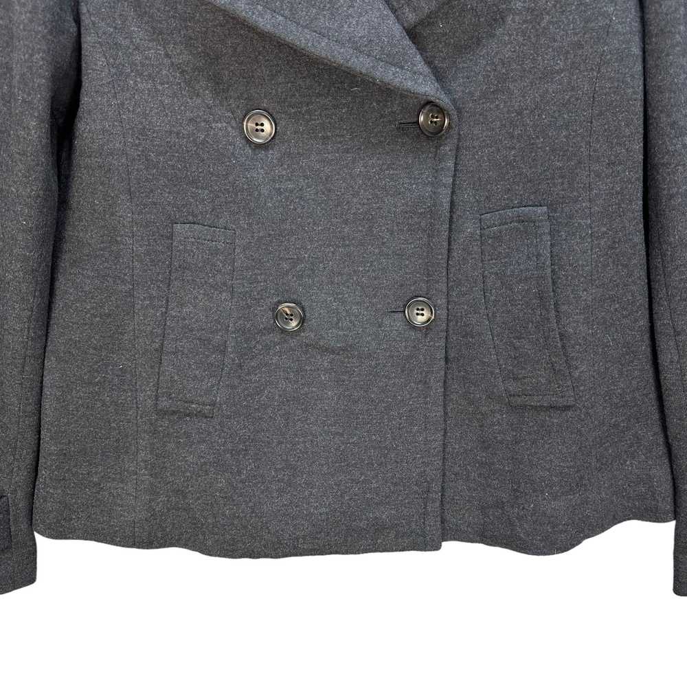 Theory Luxe Double Breasted Belted Wool Coat #A25… - image 3