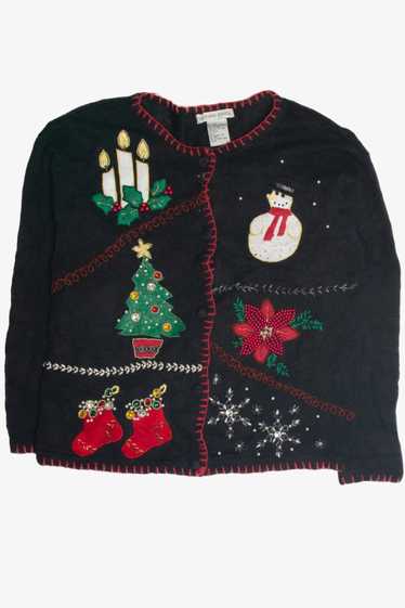 Vintage Black Ugly Christmas Vest 60864