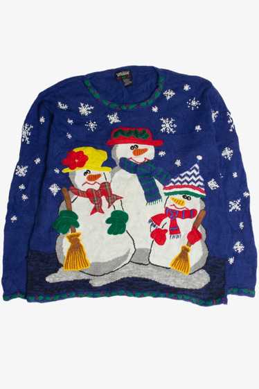 Vintage Blue Ugly Christmas Sweater 59965