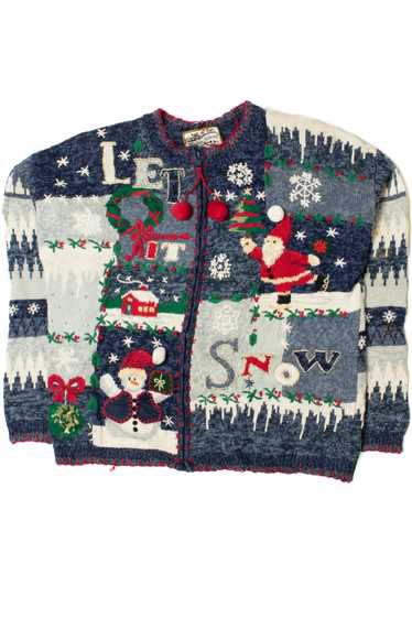 "Let It Snow" Ugly Christmas Cardigan 61443