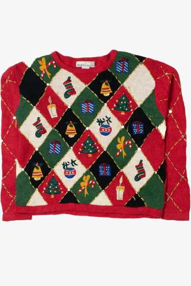 Patchwork Ugly Christmas Pullover 61395