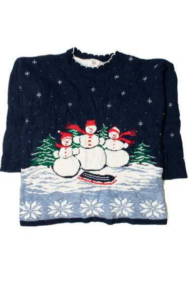 Navy Blue Ugly Christmas Sweater 61349