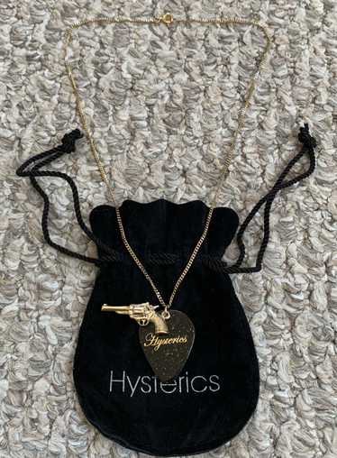 Hysteric Glamour Gun+Guitar Pick Necklace + Bag - image 1