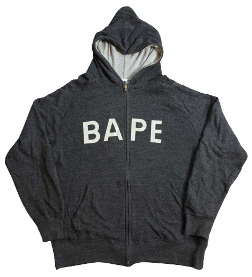 A BATHING APE® OG Bape Full Zip Thermal Spellout … - image 1