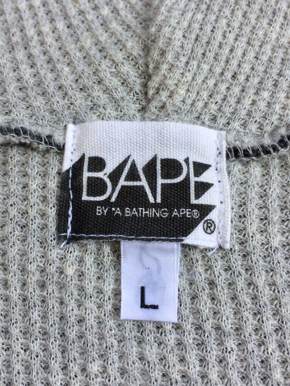 A BATHING APE® OG Bape Full Zip Thermal Spellout … - image 5