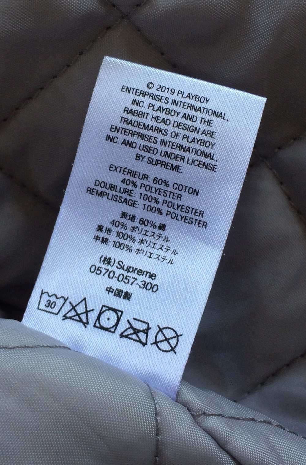 S/S 2019 Supreme x Playboy Crew Jacket size small - image 6