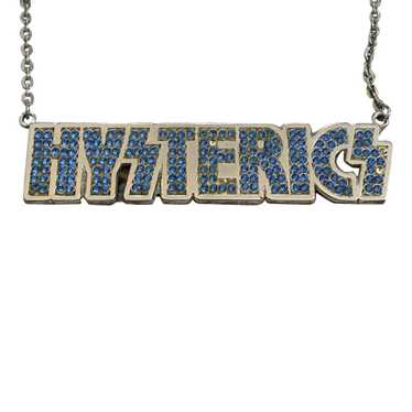 Hysteric Glamour Swarovski Spellout Necklace + Ca… - image 1