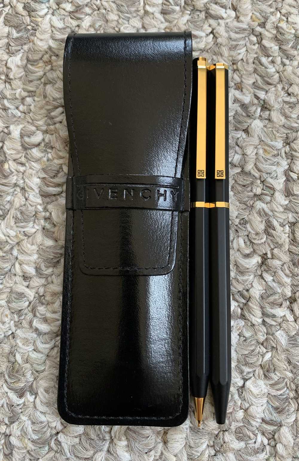 Vintage Givenchy Pen+Pencil Set + Case - image 1