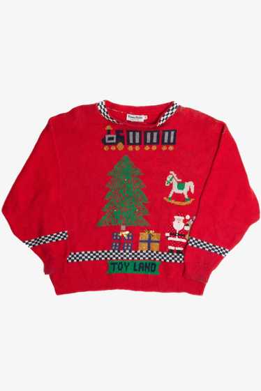 Vintage Red Ugly Christmas Sweater 59579