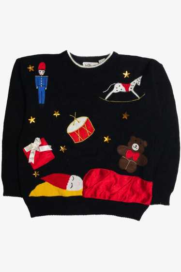 Vintage Black Ugly Christmas Sweater 59572