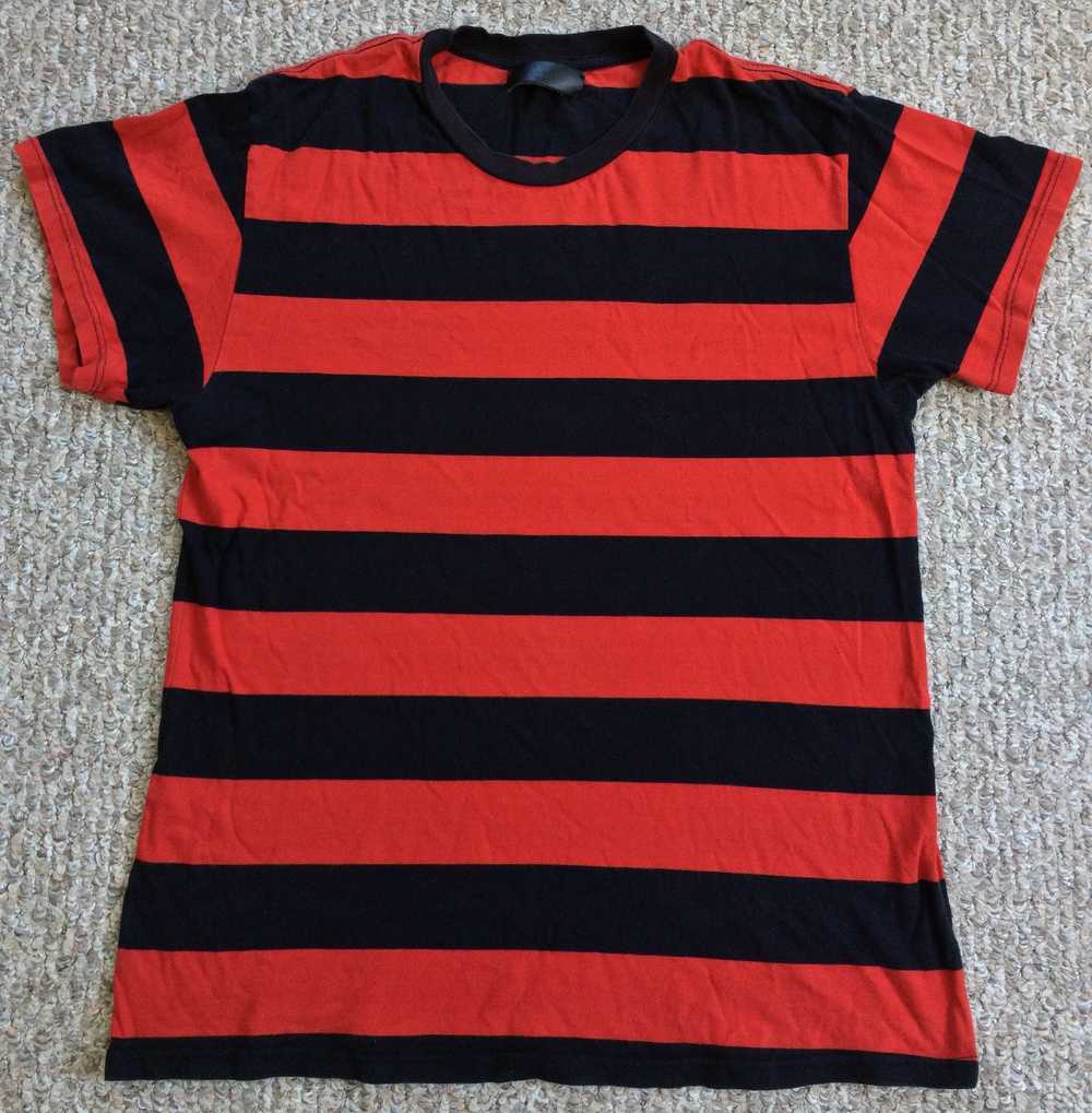 Amiri Black & Red Striped T-Shirt - image 1