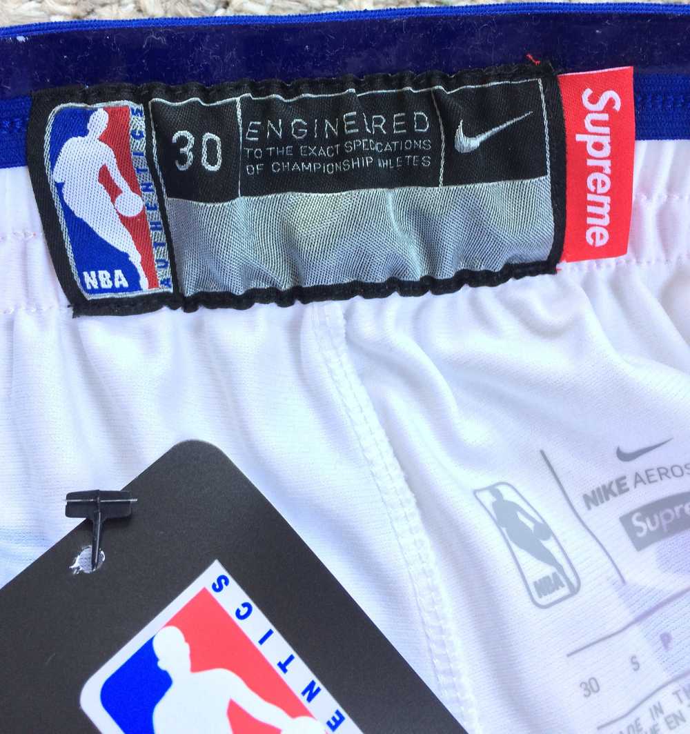 NEW S/S 2018 Supreme x Nike NBA Shorts Small - image 5