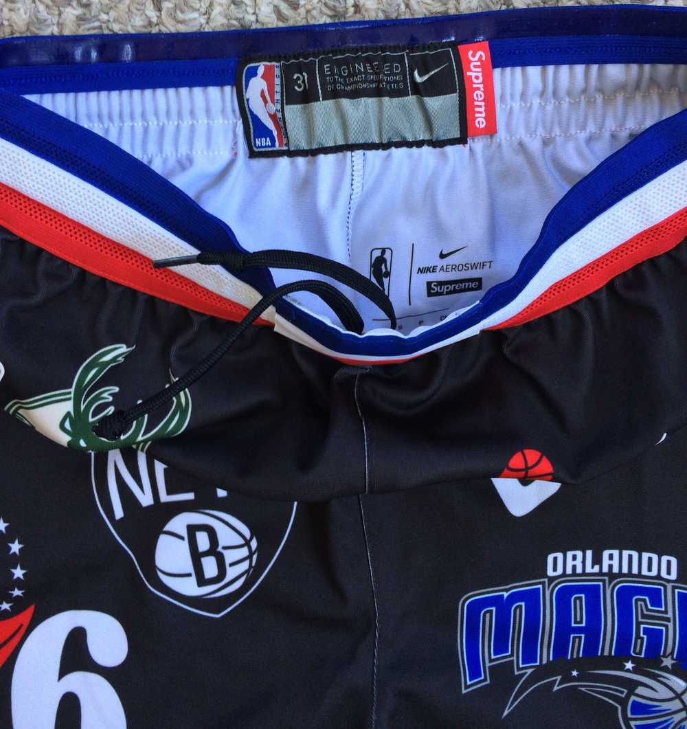 S/S 2018 Supreme x Nike NBA Shorts Small - image 4