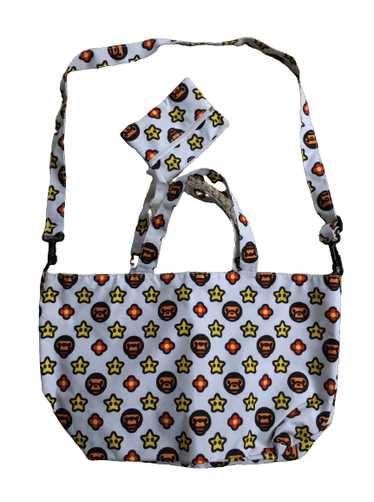 A BATHING APE® NEW Bape Baby Milo Monogram Tote Ba