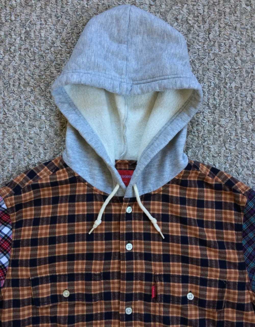 F/W 2014 Supreme Hooded Flannel size XL - image 2