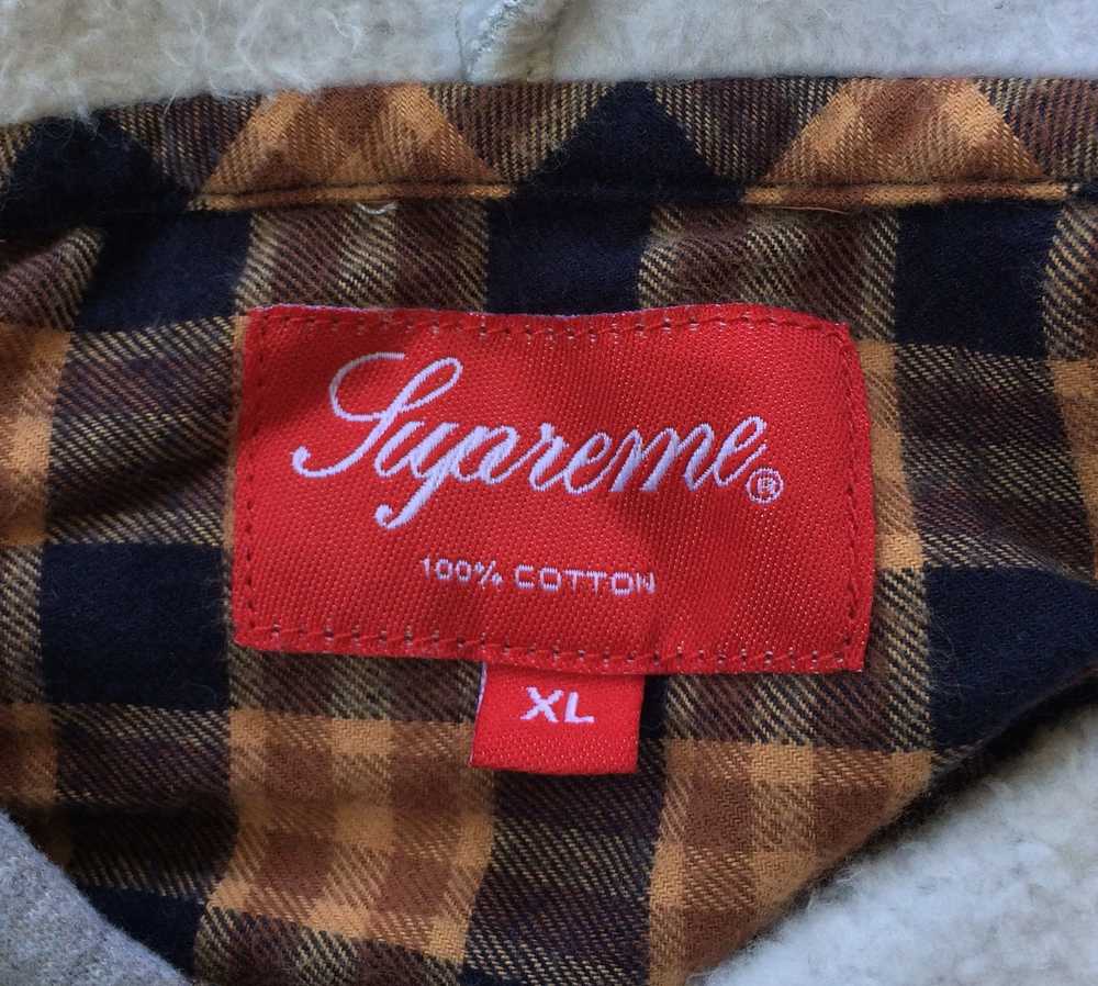 F/W 2014 Supreme Hooded Flannel size XL - image 3