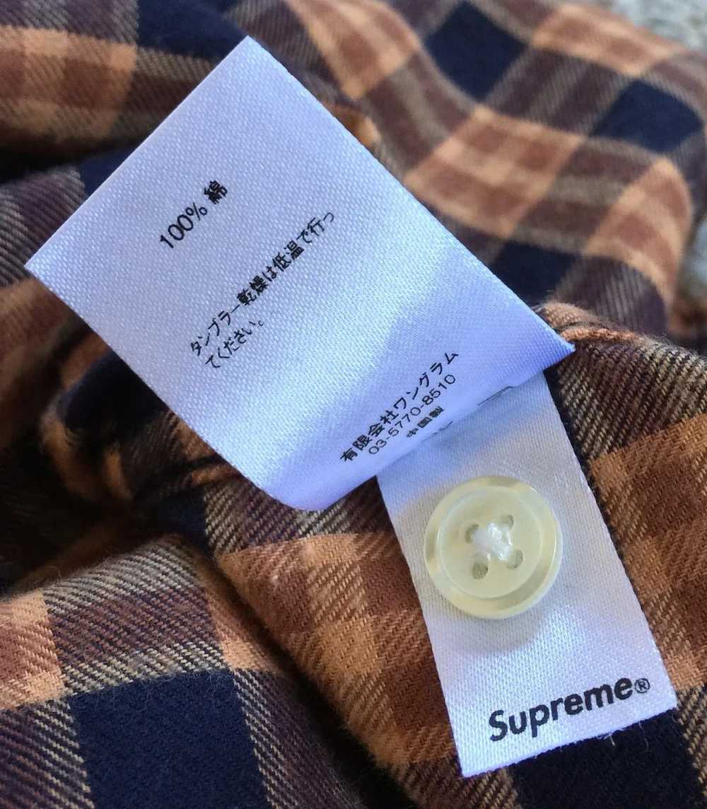 F/W 2014 Supreme Hooded Flannel size XL - image 6