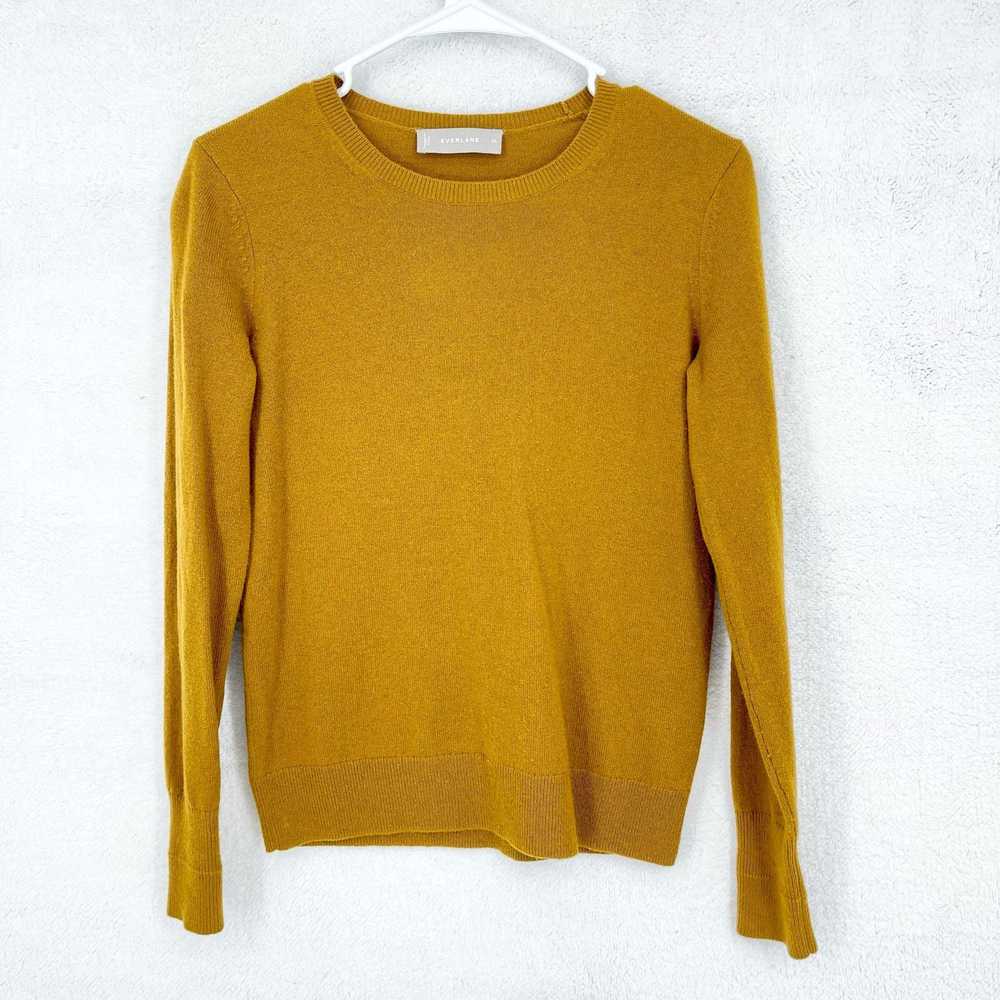 Everlane Everlane Mustard Yellow Crew Neck 100% C… - image 2